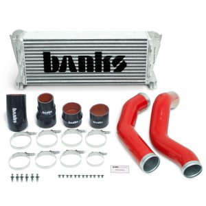 Ram 4500 Intercooler Kit - Banks Power - Techni-Cooler System - red - `13-`18
